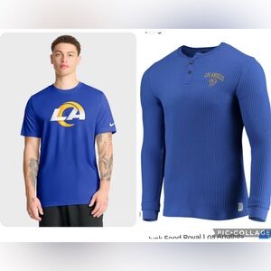 Los Angeles Rams 2- Shirt Bundle (Nike / Junk Food Clothing)